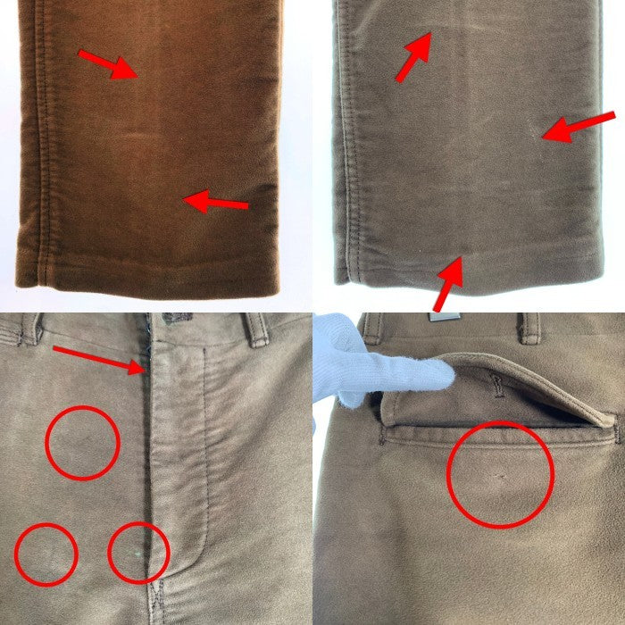 Polo by Ralph Lauren ポロラルフローレン ピーチスキン トラウザーパンツ ブラウン コットン Size 32/32 福生店