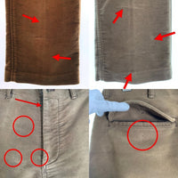Polo by Ralph Lauren ポロラルフローレン ピーチスキン トラウザーパンツ ブラウン コットン Size 32/32 福生店
