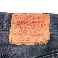 90's Levi's リーバイス 501-0658 ブラックデニムパンツ ジーンズ USA製 裾カットオフ Size 32×30 福生店