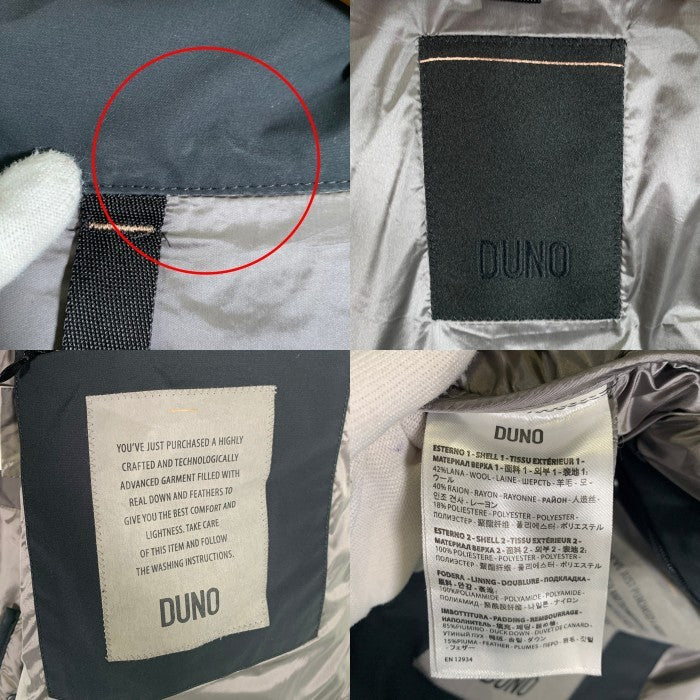 DUNO デュノ PALM  ダウンジャケット ブラック FM631D-J18 ウール レーヨン Size 46 福生店
