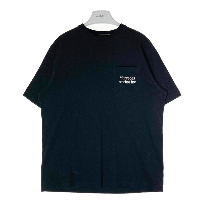 MERCEDES ANCHOR INC. メルセデス アンカーインク POCKET TEE Ｔシャツ ブラック sizeL 瑞穂店
