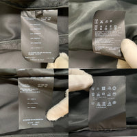 PRADA プラダ ライダースジャケット トリアセテート パイピング ブラック UGW845 Size 48 福生店
