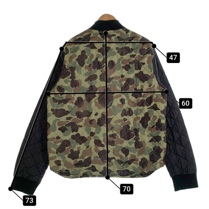 DENIM&SUPPLY RALPH LAUREN デニム&サプライ ラルフローレン キルティングジャケット リブ カモフラージュ ブラック Size XL 福生店