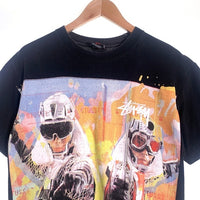 00's STUSSY ステューシー Galactic Wars Japan Edition 半袖 Tシャツ ブラック Size M 福生店