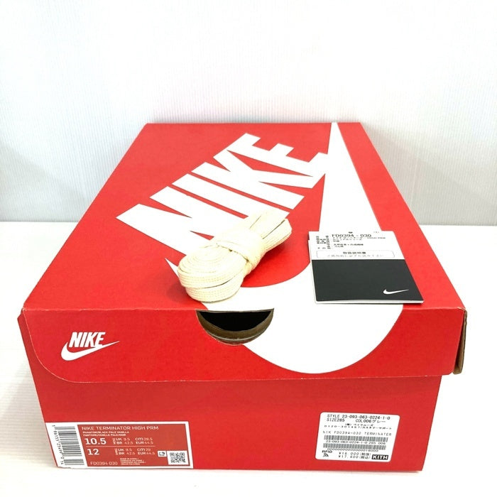 NIKE ナイキ TERMINATOR HIGH PRM ターミネーターハイ プレミアム スニーカー ブラック ファントム FD0394-030 Size 28.5cm 瑞穂店