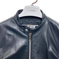 Schott ショット ラムレザー シングルライダースジャケット ブラック 3111066 Size L 瑞穂店