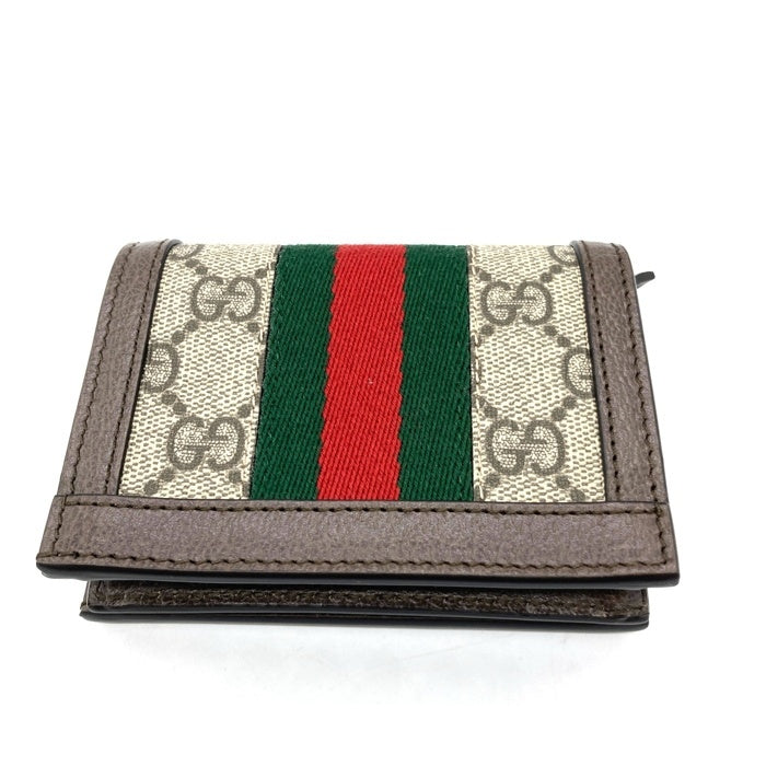 Gucci グッチ オフィディア GGスプリーム 二つ折り財布 ウォレット 323155 0416 ブラウン 瑞穂店