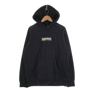 SUPREME シュプリーム 19AW Bandana  Box Logo Hooded Sweatshirt バンダナボックスロゴ プルオーバースウェットパーカー フーディ ブラック Size L 福生店
