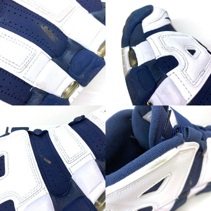 NIKE ナイキ AIR MORE UPTEMPO モアアップテンポ オリンピック スニーカー ホワイト×ブルー FQ8182-100 Size 28cm 瑞穂店