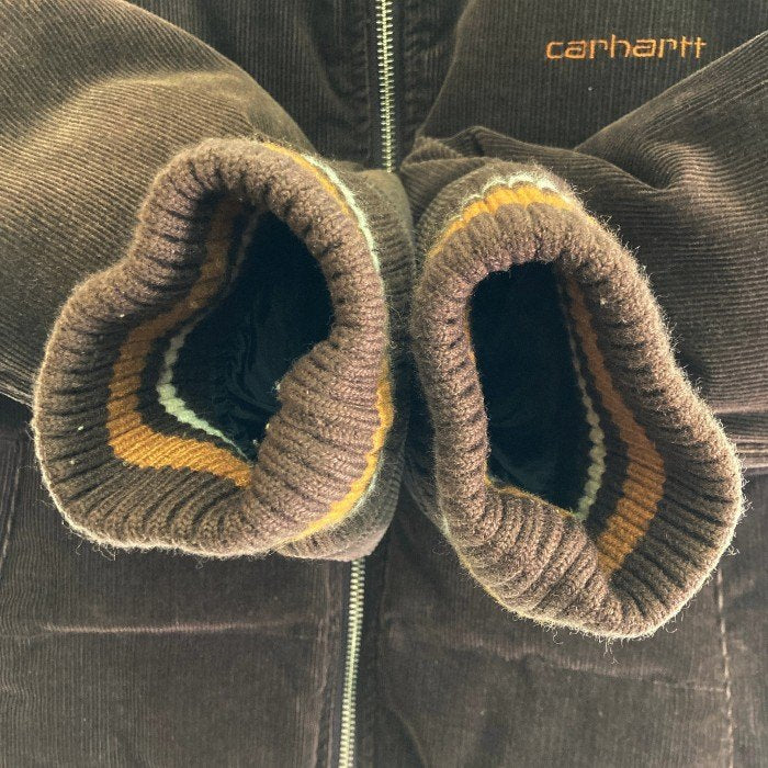 carhartt カーハート コーデュロイ リブライン 中綿ブルゾン ブラウン sizeM 瑞穂店