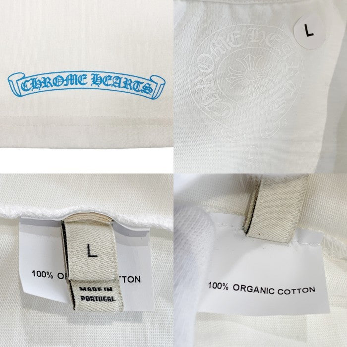 Chrome Hearts クロムハーツ DICE ORG CTN U LS プリント ロングスリーブTシャツ ダイス オフホワイト ラスベガス限定 Size L 福生店