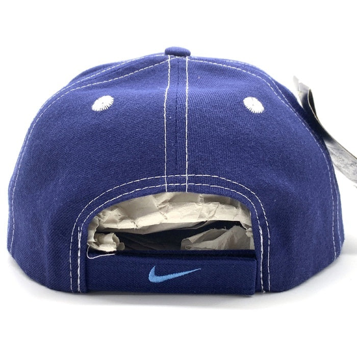 90's NIKE ナイキ CAROLINA BASKETBALL ノースカロライナ 大学 バスケットボール ワッペン キャップ ネイビー 福生店