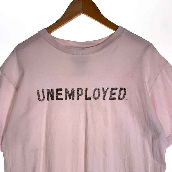 TENDERLOIN テンダーロイン UNEMPLOYED プリント 半袖 Tシャツ ホワイト Size L 福生店