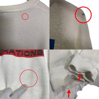 80`s JESUS ジーザス ペプシパロディ プリントクルーネックスウェットトレーナー ホワイト JERZEES USA製 やや薄手 Size XL 福生店