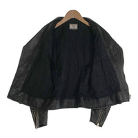 Rags McGREGOR ラグスマックレガー 16AW DOUBLE RIDERS STUDS LEATHER JACKET ダブルライダース スタッズ レザー ジャケット ゴートレザー 211146604 ブラック Size L 福生店