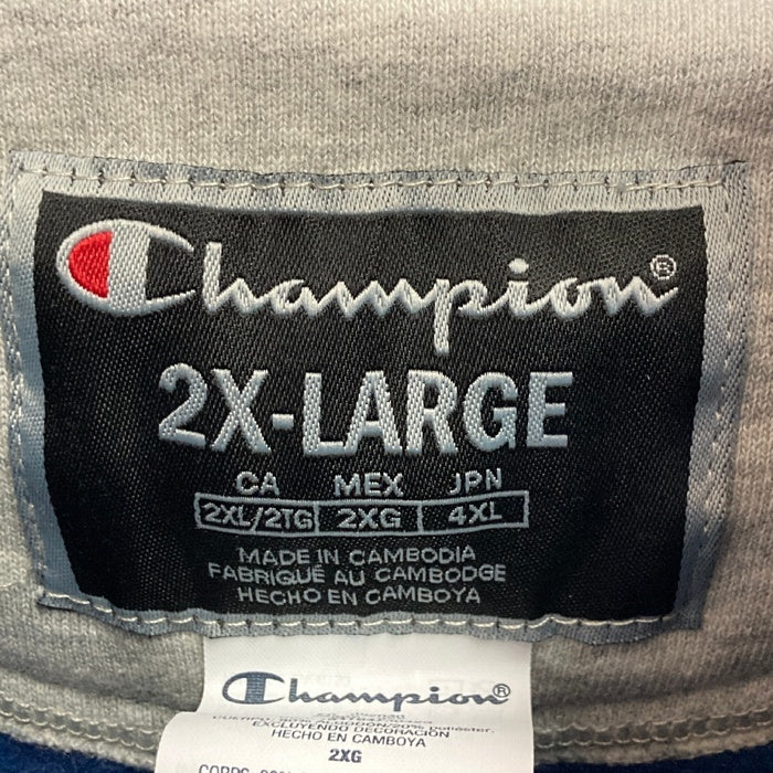 Champion チャンピオン S2202 スウェット プルオーバーパーカー スーパーフーディ  ブルー Size 2XL 瑞穂店