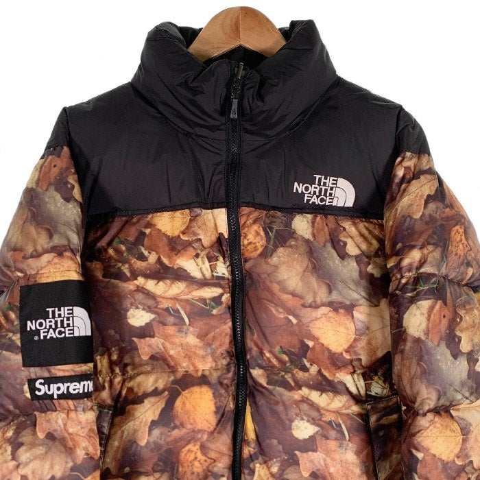 SUPREME シュプリーム 16AW THE NORTH FACE ノースフェイス Leaves Nuptse Jacket  ヌプシジャケット リーブス ダウン 並行品 Size L 福生店