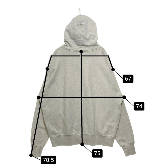 Champion チャンピオン GF69 リバースウィーブ ジップアップスウェットパーカー オートミール Size XXL 瑞穂店