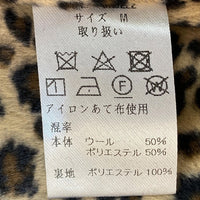 GOOD ROCKIN' グッドロッキン GRJ222 Melton Car Coat メルトン ファラオ カーコート レオパード ブラック sizeM 瑞穂店