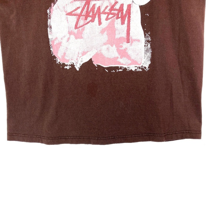 Stussy ステューシー キッズフォト Tシャツ ブラウン sizeL 瑞穂店