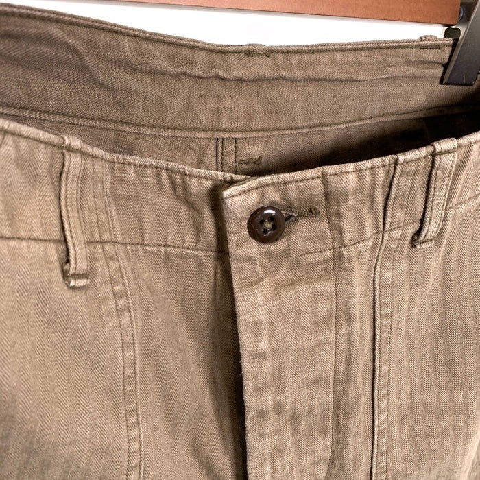 WAREHOUSE ウエアハウス ヘリンボーン ベイカーショーツ ショートパンツ オリーブ Size 32 福生店