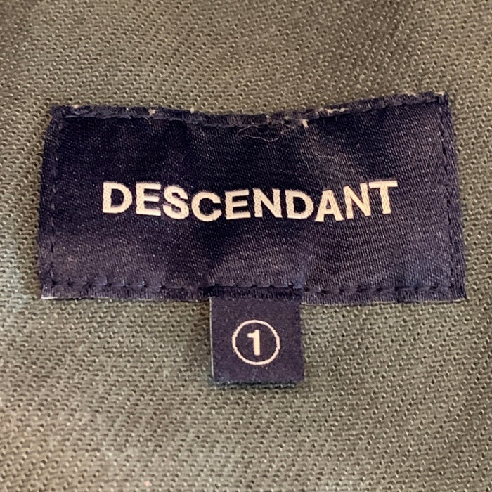 DESCENDANT ディセンダント テーパード イージーパンツ グリーン コットン Size 1 福生店