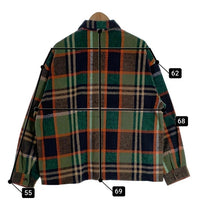 DISCUS ディスカス シャギーチェックシャツジャケット グリーン ユニセックス 4487-2902 Size L 福生店