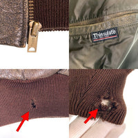 L.L Bean エルエルビーン A-2 レザージャケット ブラウン 72824-71341 Size 42 福生店