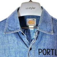 BOOTLEGGERS ブートレガーズ HIGH FLYER 山ポケ シャンブレーシャツ インディゴ size15 瑞穂店