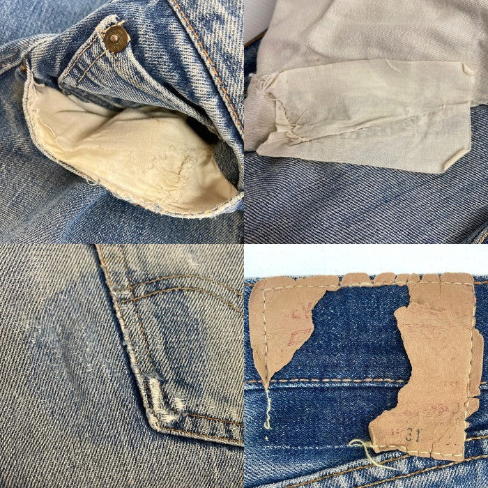LEVI’S リーバイス 501 ビッグE ボタン裏2 足長R 並行ステッチ ウォッチポケット裏チェーン セルビッジ裏シングル 赤タブ欠損 デニムパンツ インディゴ size31 瑞穂店