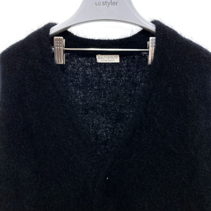 BEAUTY & YOUTH UNITED ARROWS ビューティアンドユースユナイテッドアローズ   モヘア カーディガン ブラック sizeS 瑞穂店