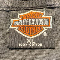 90's HARLEY-DAVIDSON ハーレーダビッドソン イーグル エンブレム プリントTシャツ ブラック USA製 Size XL 福生店