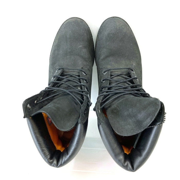 Timberland ティンバーランド 6インチプレミアムブーツ ヌバックレザー ブラック 10073 Size 28cm 瑞穂店