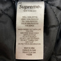 SUPREME シュプリーム 21AW  Faux Fur Collar Flannel Shirt  ファーカラー チェック フランネルシャツ ブラック Size M 瑞穂店