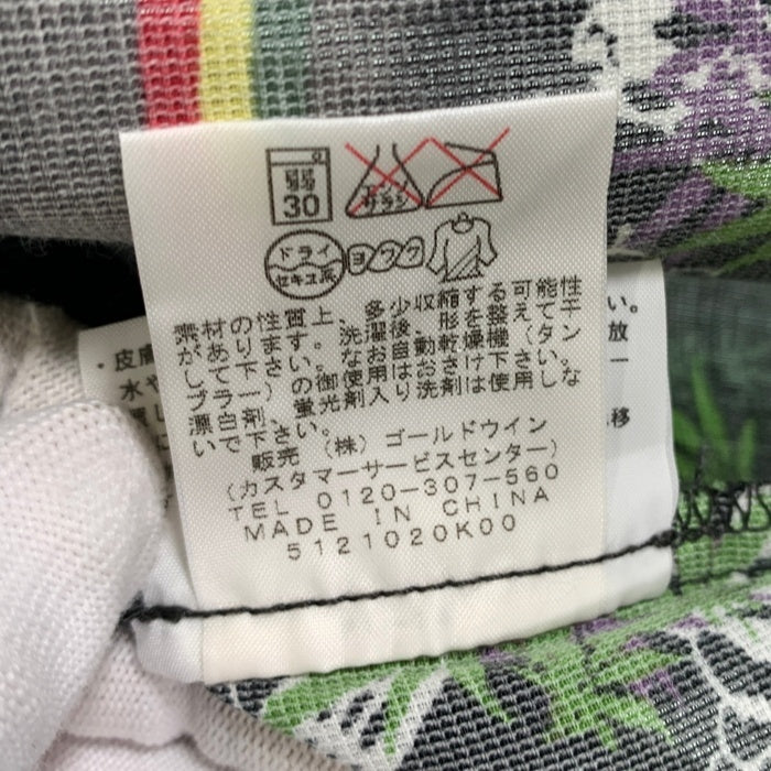 THE NORTH FACE ノースフェイス ポリエステル レーヨン アロハシャツ チャコールグレー AT30604 Size L 福生店