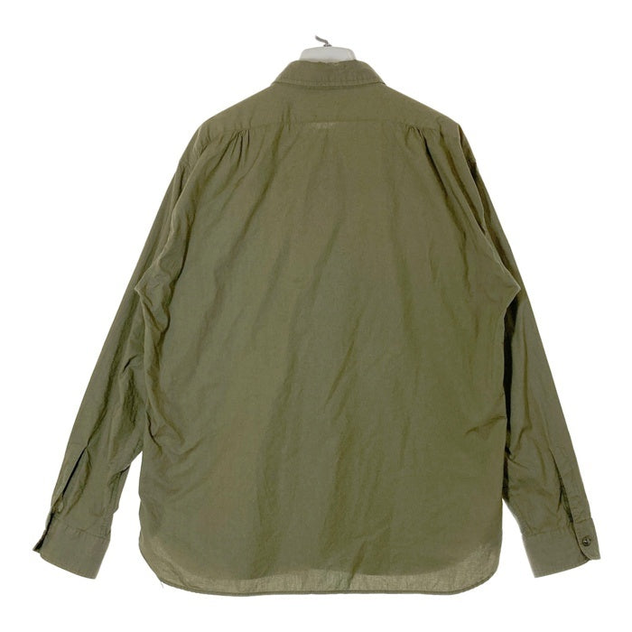 BUZZ RICKSON’S バズリクソンズ BR28219 ユーティリティシャツ N-3 復刻 長袖シャツ USNスタンプ 海軍 カーキ size17 瑞穂店