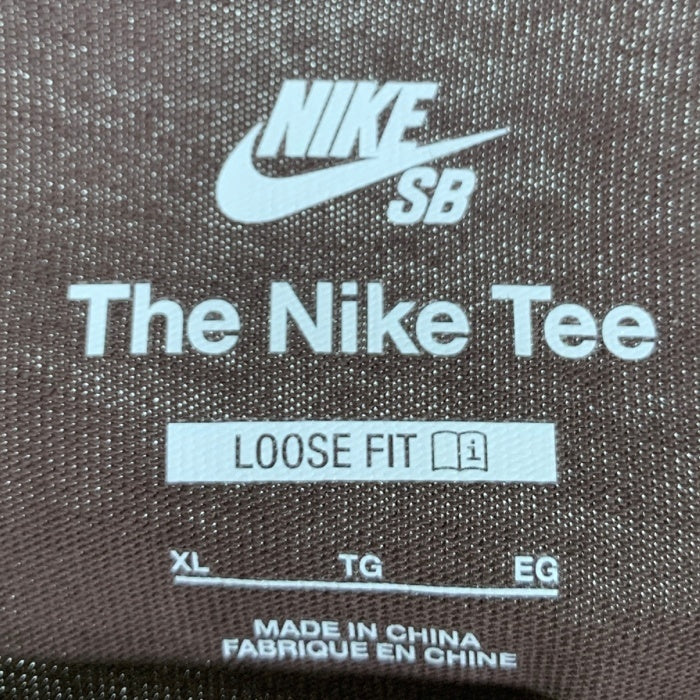 NIKE SB ナイキ U NK SB M90 YUTO S/S TEE 堀米雄斗 プリントTシャツ ブラウン FN0670-237 Size XL 福生店