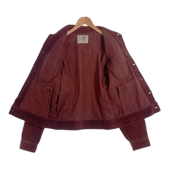 Lee リー WESTERNER ウエスターナー コーデュロイジャケット ボルドー Size M-L 相当 福生店