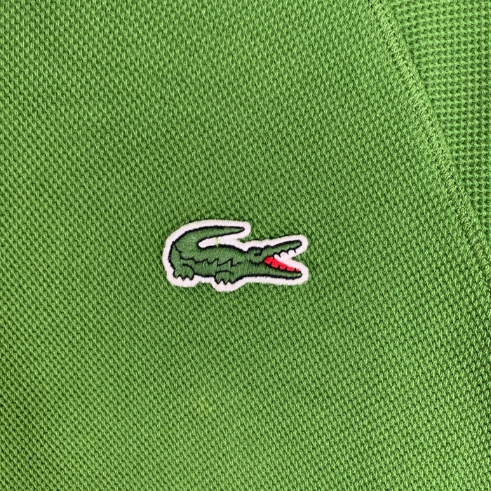 Lacoste ラコステ オーガニックコットン 鹿の子 クルーネックスウェットトレーナー グリーン SH2174 Size M 福生店