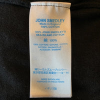 JOHN SMEDLEY ジョンスメドレー 21SS FRAGMENT DESIGN フラグメントデザイン SEQUEL シークエル クルーネック コットンセーター ブラック 薄手 Size L 福生店