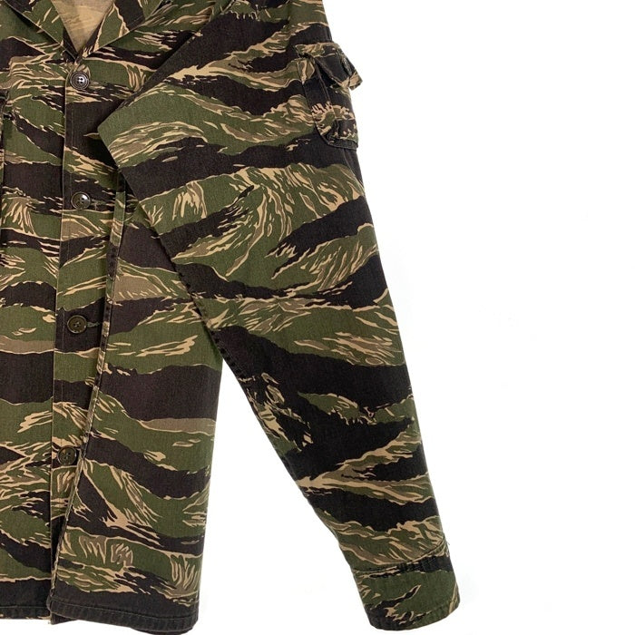 80-90’s TIGER STRIPE PRODUCTS タイガーストライプ ミリタリーシャツ カモフラージュ USA製 Size L 相当 福生店