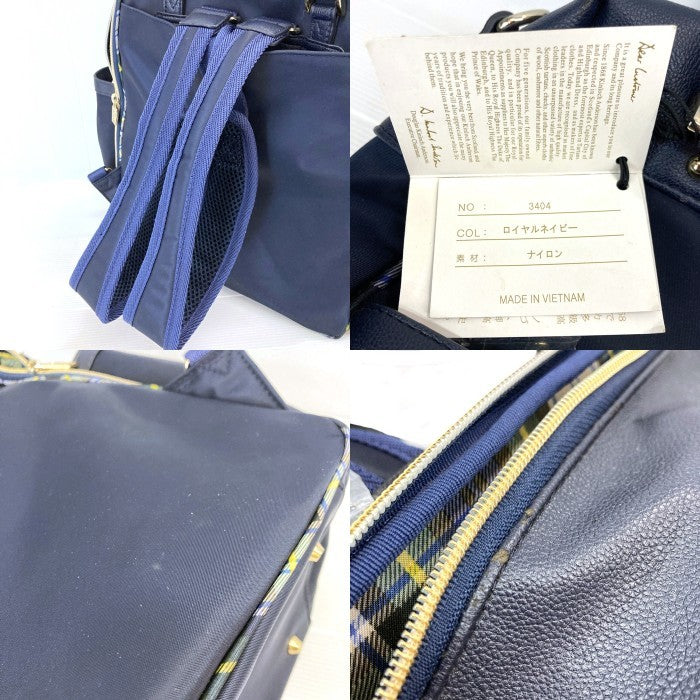 Kinloch Anderson キンロックアンダーソン 3way バック トート ショルダー リュック ネイビー 瑞穂店