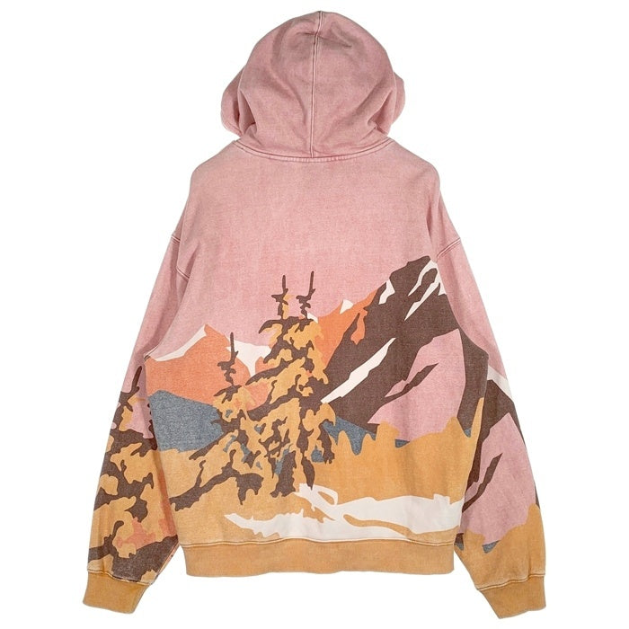 KITH TREATS キス トリーツ Campfire Hoodie キャンプファイヤー プルオーバーフーディー パーカー ピンク Size L 福生店