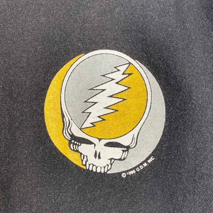 90-00's GRATEFUL DEAD グレイトフルデッド プリントTシャツ ブラック Hanes2枚タグ メキシコ製 Size M 福生店