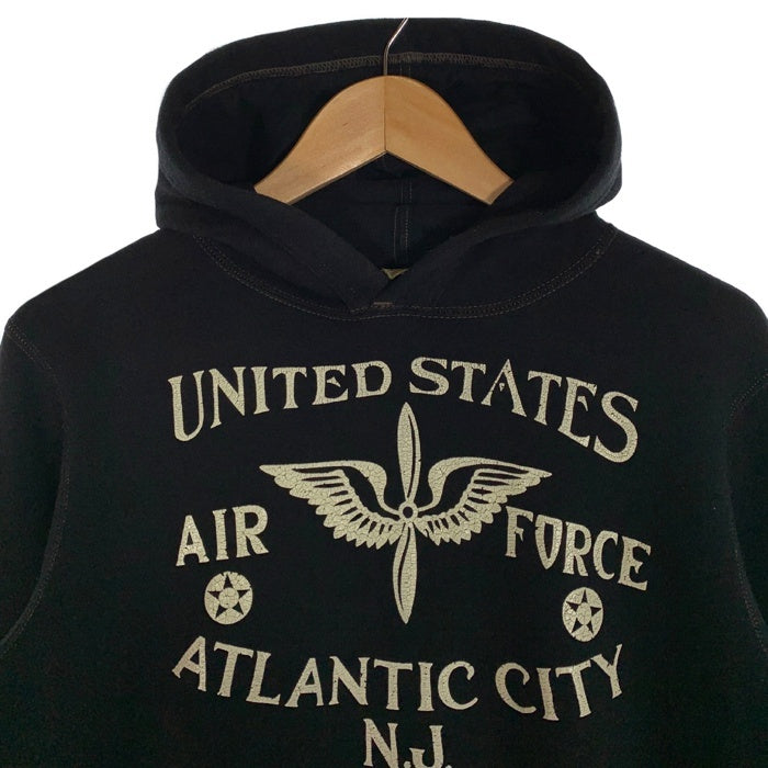 BUZZ RICKSONS バズリクソンズ UNITED STATES プルオーバースウェットパーカー ブラック Size M 福生店