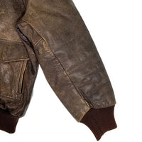 L.L Bean エルエルビーン A-2 レザージャケット ブラウン 72824-71341 Size 42 福生店