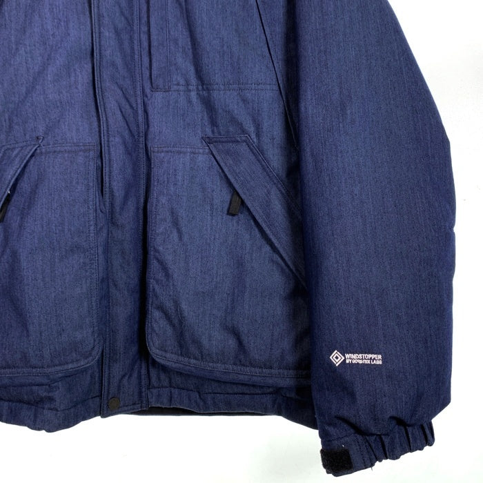 THE NORTH FACE ノースフェイス ナイロンデニム エレバスジャケット ダウン インディゴ ND92341R Size L 福生店