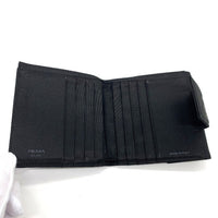 PRADA プラダ TESSUTO ナイロン 二つ折り財布 ブラック マジックテープ NERO M512 福生店