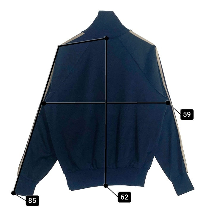 70's adidas アディダス VENTEX TRACK JACKET トラックジャケット トレフォイルロゴ ネイビー フランス製 Size M 福生店