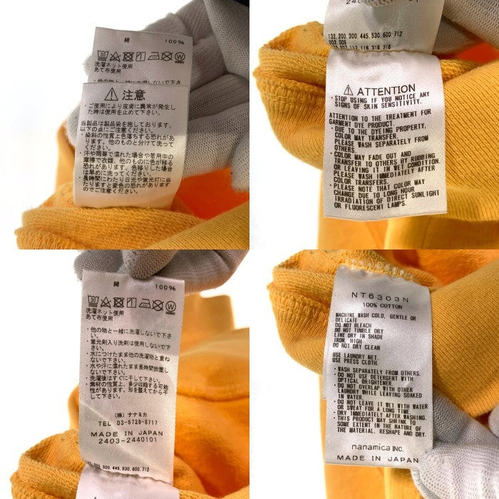 THE NORTH FACE PURPLE LABEL ノースフェイス パープルレーベル 10oz Mountain Crew Neck Sweat クルーネックスウェットトレーナー イエロー NT6303N Size L 福生店